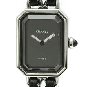 CHANEL Premiere Size M Steel Quartz Ladies Watch H0451 Polished